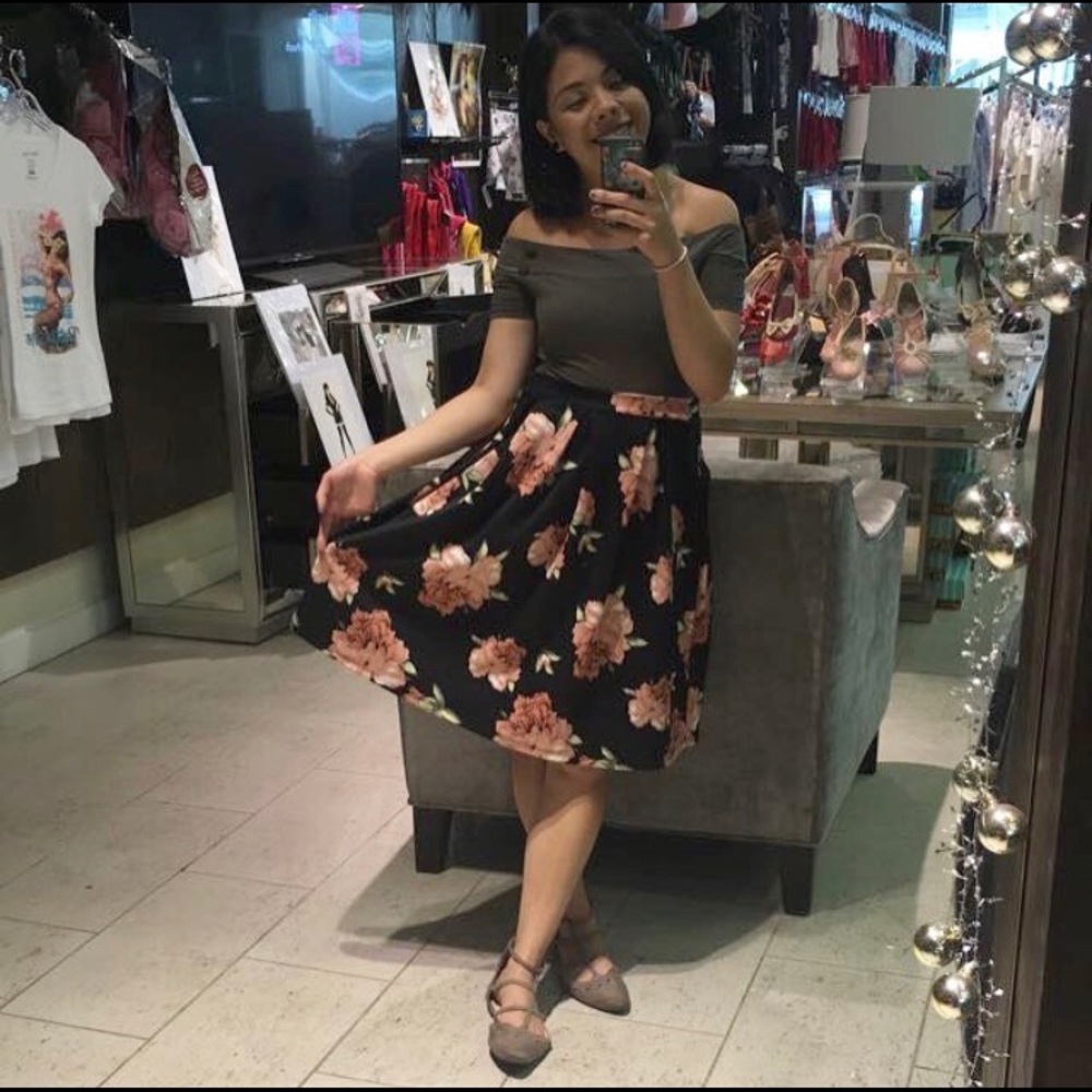 Floral skirt